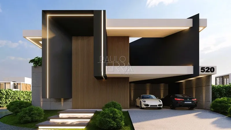 Casa Térrea de Esquina à Venda no Condomínio Ouroville Taubaté | 4 Suítes, Área Gourmet e Piscina: 2ª foto da galeria de imagens do imóvel