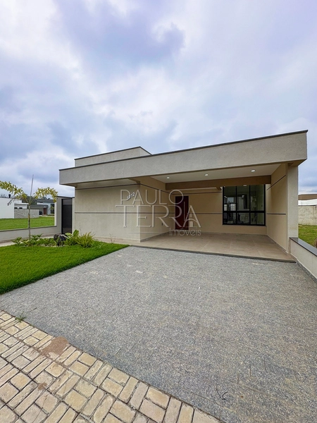 Casa térrea nova com armários planejados à venda no Condomínio Pérola do Vale em Tremembé | 3 quartos, área gourmet e quintal: 2ª foto da galeria de imagens do imóvel