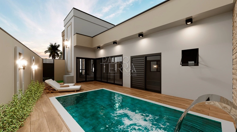 Casa nova com 4 quartos, armários, churrasqueira e piscina. Condomínio Ouroville Taubaté SP: 3ª foto da galeria de imagens do imóvel