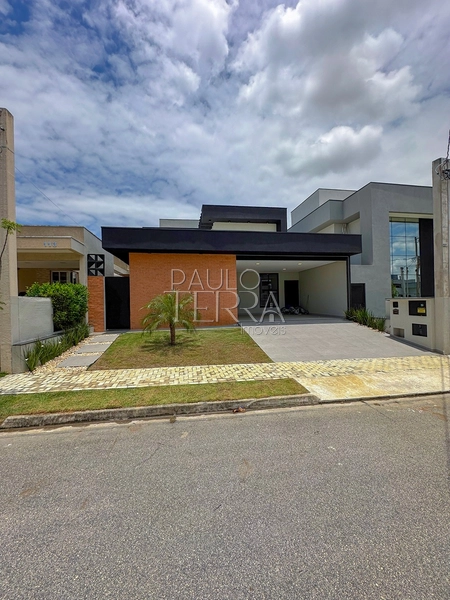 Casa Nova à Venda no Condomínio Ouroville Taubaté – 4 Suítes, Energia Solar, Área Gourmet e Planejados: 2ª foto da galeria de imagens do imóvel