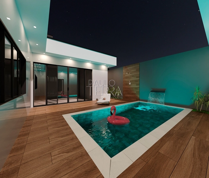 Casa nova com 4 quartos, armários, churrasqueira e piscina. Condomínio Ouroville Taubaté SP: 8ª foto da galeria de imagens do imóvel