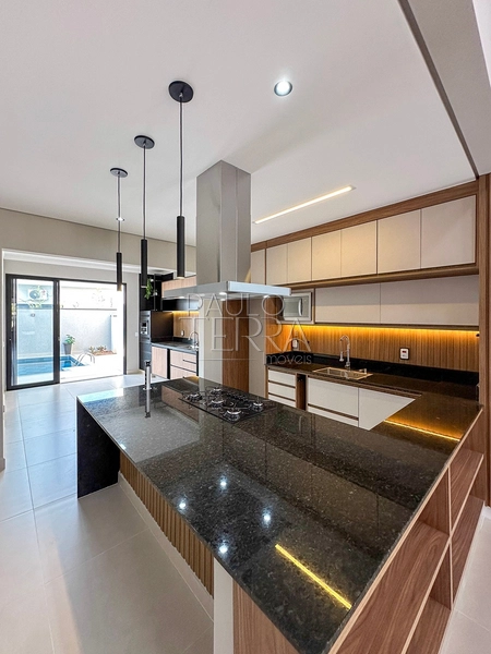 Casa térrea nova à venda no Condomínio Pérola do Vale em Tremembé | 3 suítes, closet, escritório, piscina e área gourmet: 9ª foto da galeria de imagens do imóvel