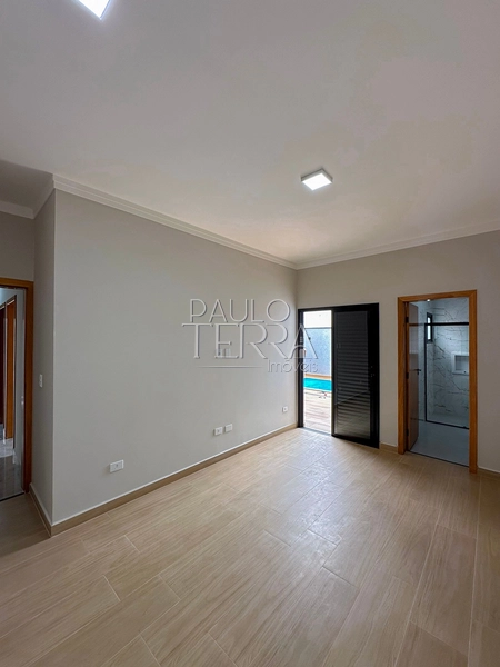 Casa térrea nova à venda no Condomínio Pérola do Vale em Tremembé | 3 dormitórios, suíte, área gourmet e piscina: 29ª foto da galeria de imagens do imóvel