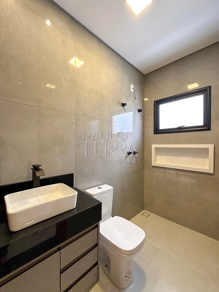 Casa à Venda em Condomínio Fechado em Tremembé | Pérola do Vale | 3 Suítes, Escritório, Área Gourmet, Planejados e Quintal Grande: 46ª foto da galeria de imagens do imóvel