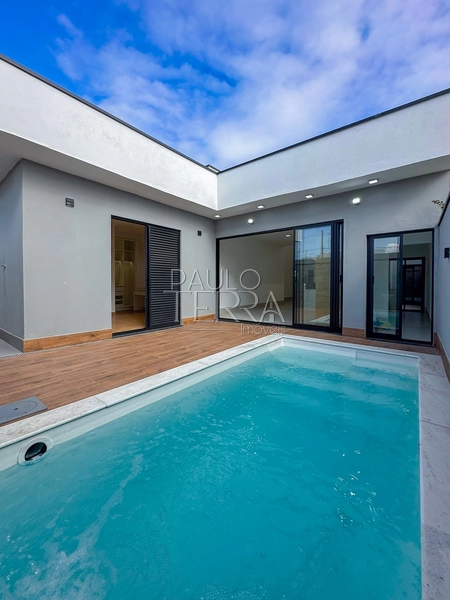 Casa nova com piscina e churrasqueira em condomínio fechado Ouroville | Taubaté SP : 10ª foto da galeria de imagens do imóvel