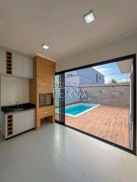 Casa nova com piscina e churrasqueira em condomínio fechado Ouroville | Taubaté SP : 5ª foto da galeria de imagens do imóvel