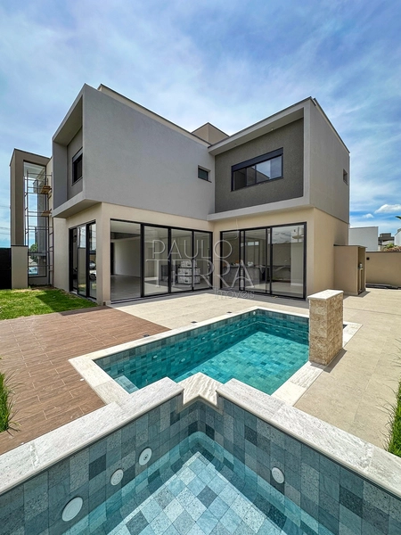 Sobrado novo à Venda no Condomínio Cyrela Landscape Taubaté | 4 Quartos, Piscina e Área Gourmet: 2ª foto da galeria de imagens do imóvel
