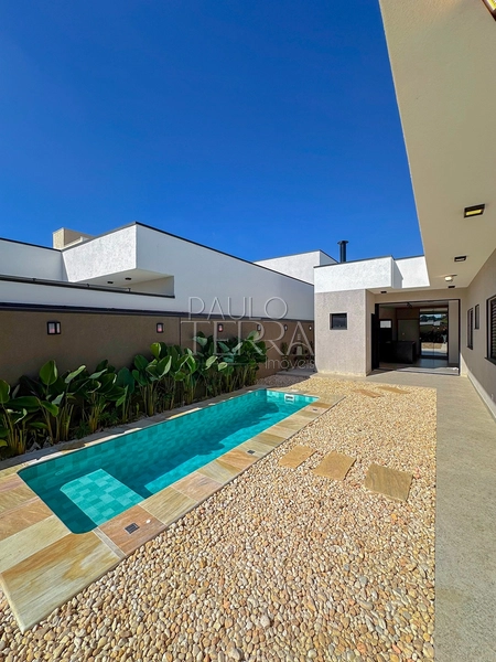 Casa térrea com 3 suítes, escritório, piscina e planejados | Condomínio Pérola do Vale em Tremembé: 8ª foto da galeria de imagens do imóvel