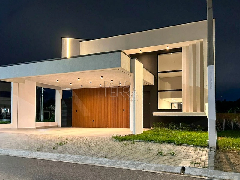 Casa nova com 3 suítes e piscina. Condomínio fechado em Tremembé SP: 1ª foto da galeria de imagens do imóvel