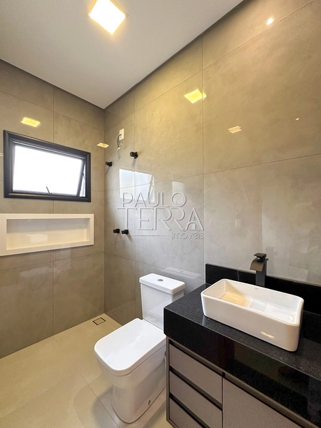 Casa à Venda em Condomínio Fechado em Tremembé | Pérola do Vale | 3 Suítes, Escritório, Área Gourmet, Planejados e Quintal Grande: 41ª foto da galeria de imagens do imóvel