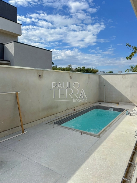 Casa térrea com escritório, 3 suítes e piscina. Condomínio Terrazzo di: 1ª foto da galeria de imagens do imóvel