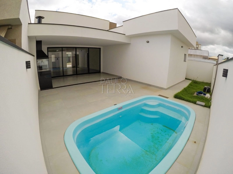 Casa térrea nova com 3 dormitórios e piscina. Condomíno Araucárias: 3ª foto da galeria de imagens do imóvel
