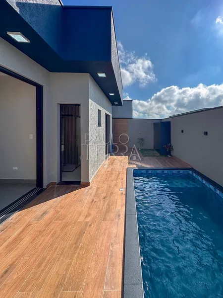 Casa nova em condomínio fechado, com piscina, escritório e 3 quartos à venda em Tremembé - Fotovoltaica: 17ª foto da galeria de imagens do imóvel