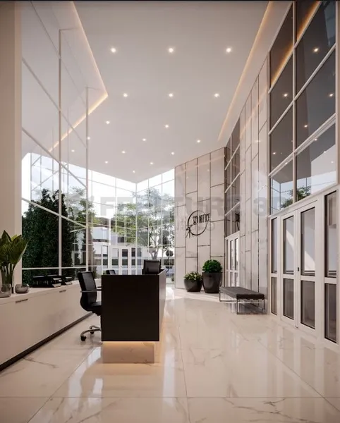 Sala comercial Duplex com varanda externa: 2ª foto da galeria de imagens do imóvel