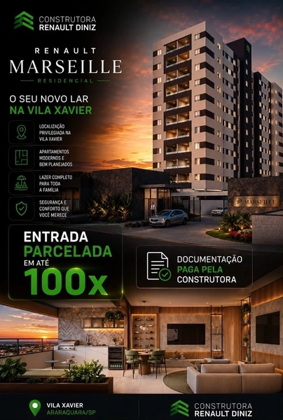 Marseille Araraquara | Lançamento Renault Diniz: 1ª foto da galeria de imagens do imóvel