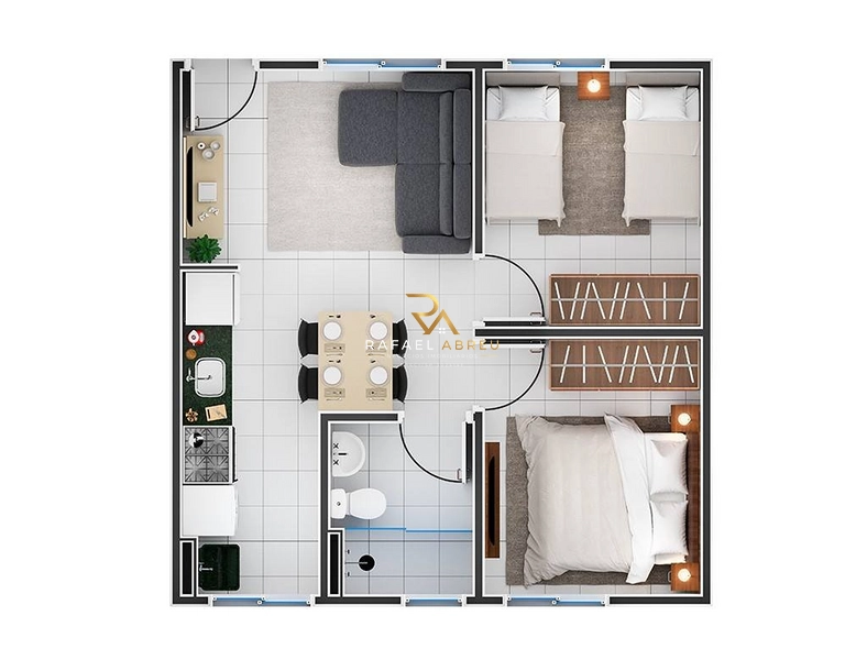Apartamento à Venda no Vitta Ipê Roxo | 2 Dormitórios e Móveis Planejados: 2ª foto da galeria de imagens do imóvel