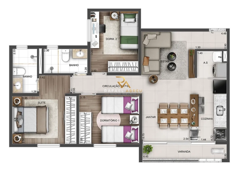 Apartamento à Venda no Wish Morumbi | 3 Quartos, 2 Vagas e Armários Planejados: 2ª foto da galeria de imagens do imóvel