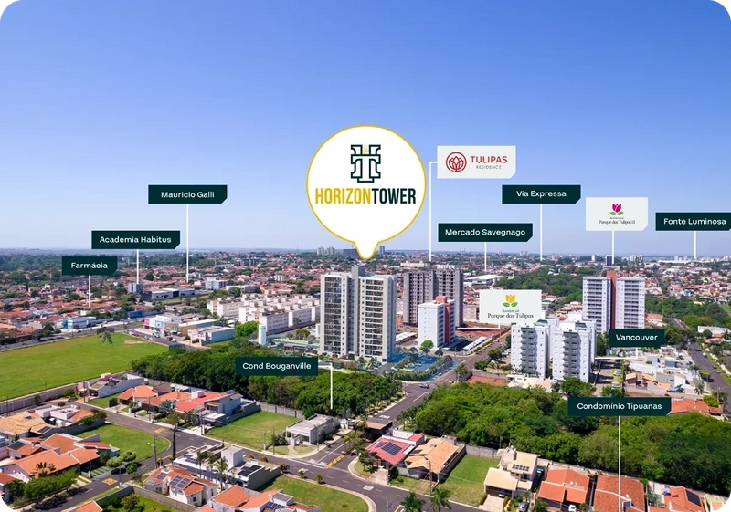 HORIZON TOWER | Lançamento em Araraquara/SP: 4ª foto da galeria de imagens do imóvel