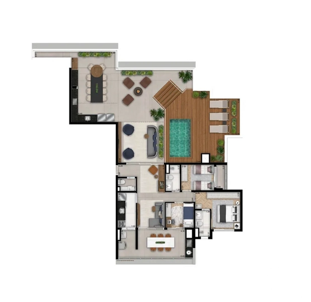 Apartamento 3 dormitórios no Campo Belo: 30ª foto da galeria de imagens do imóvel