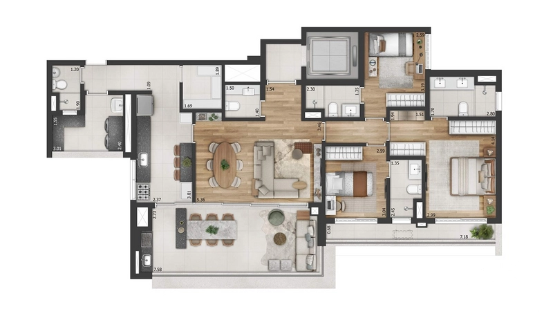 Apartamento 3 dormitórios na Aclimação: 19ª foto da galeria de imagens do imóvel