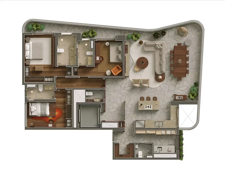 Apartamento 3 dormitórios no Paraíso: 18ª foto da galeria de imagens do imóvel