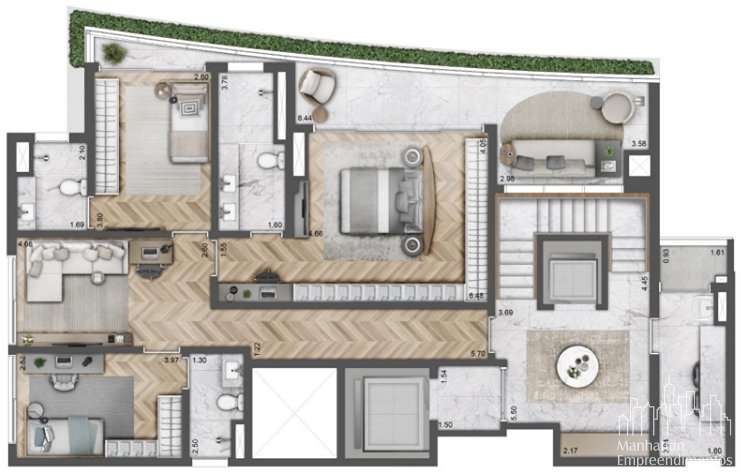 Apartamento 3 dormitórios em Moema: 20ª foto da galeria de imagens do imóvel