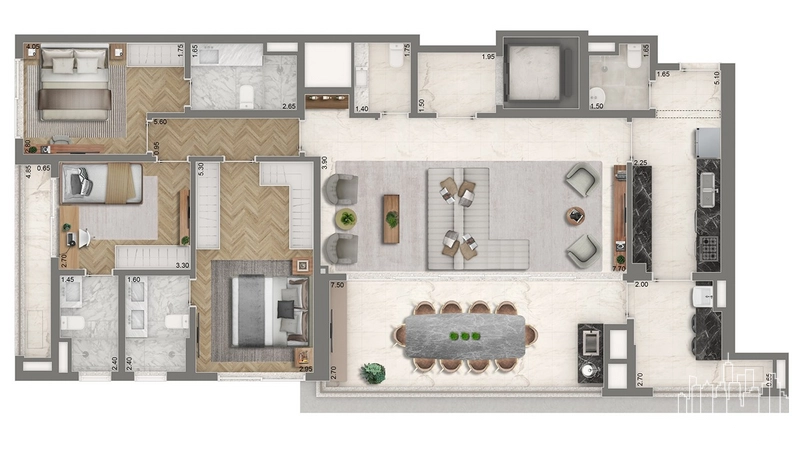 Apartamento 3 dormitórios na Vila Mariana: 17ª foto da galeria de imagens do imóvel