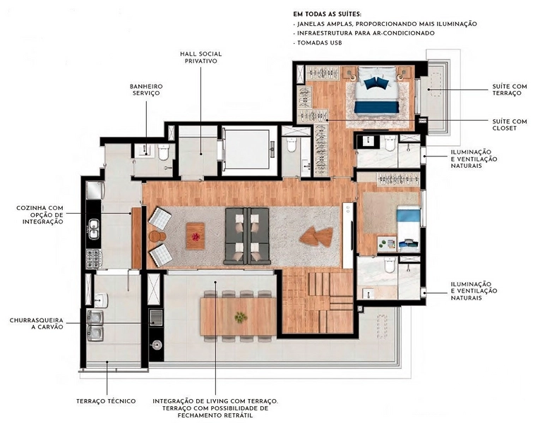 Apartamento 3 dormitórios na Chácara Klabin: 17ª foto da galeria de imagens do imóvel
