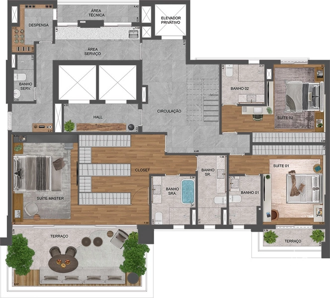 Apartamento 3 dormitórios em Moema: 33ª foto da galeria de imagens do imóvel
