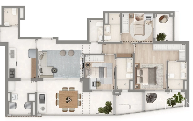 Apartamento 3 dormitórios na Vila Mariana: 12ª foto da galeria de imagens do imóvel