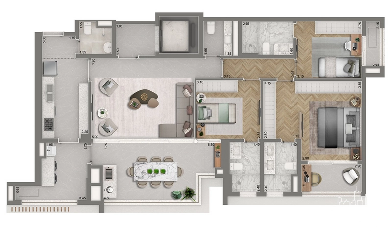 Apartamento 3 dormitórios na Vila Mariana: 15ª foto da galeria de imagens do imóvel