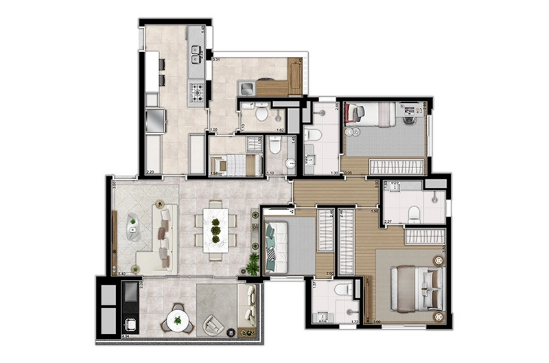 Apartamento 3 dormitórios em Perdizes: 17ª foto da galeria de imagens do imóvel