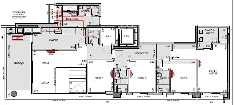 Apartamento 4 dormitórios na Vila Clementino: 34ª foto da galeria de imagens do imóvel