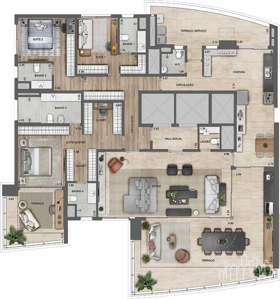 Apartamento 3 dormitórios no Paraíso: 35ª foto da galeria de imagens do imóvel