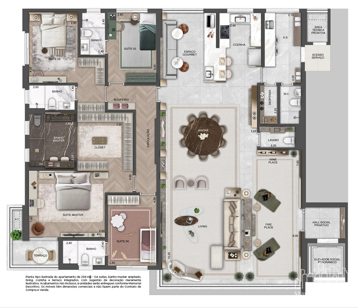 Apartamento 4 dormitórios em Moema: 29ª foto da galeria de imagens do imóvel