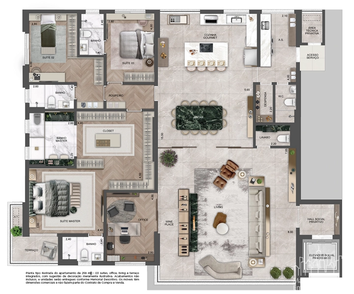 Apartamento 4 dormitórios em Moema: 28ª foto da galeria de imagens do imóvel
