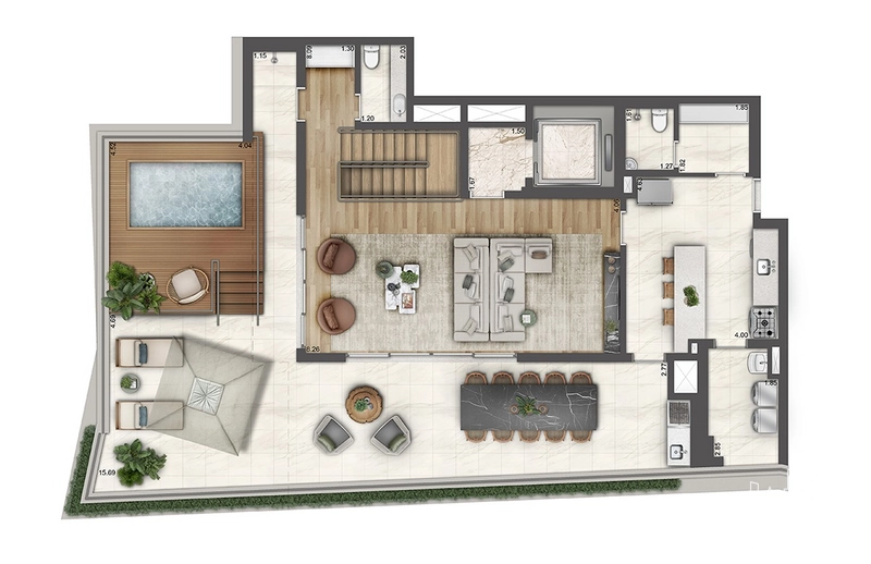 Apartamento 4 dormitórios no Paraíso: 17ª foto da galeria de imagens do imóvel
