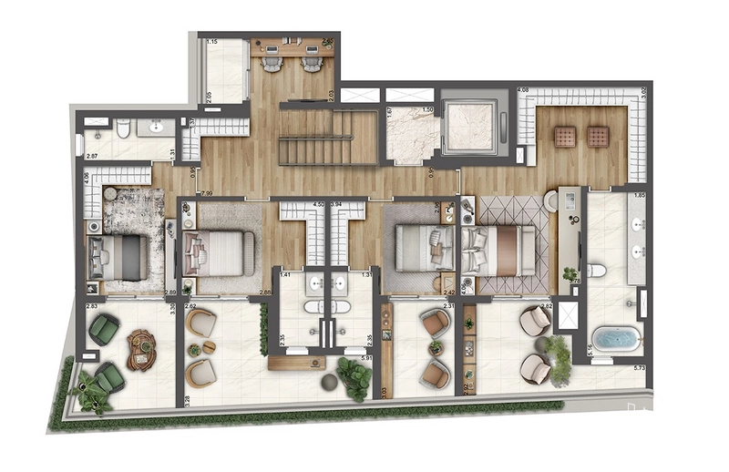 Apartamento 4 dormitórios no Paraíso: 16ª foto da galeria de imagens do imóvel