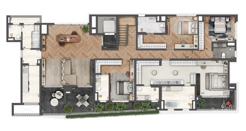 Apartamento 4 dormitórios no Paraíso: 22ª foto da galeria de imagens do imóvel