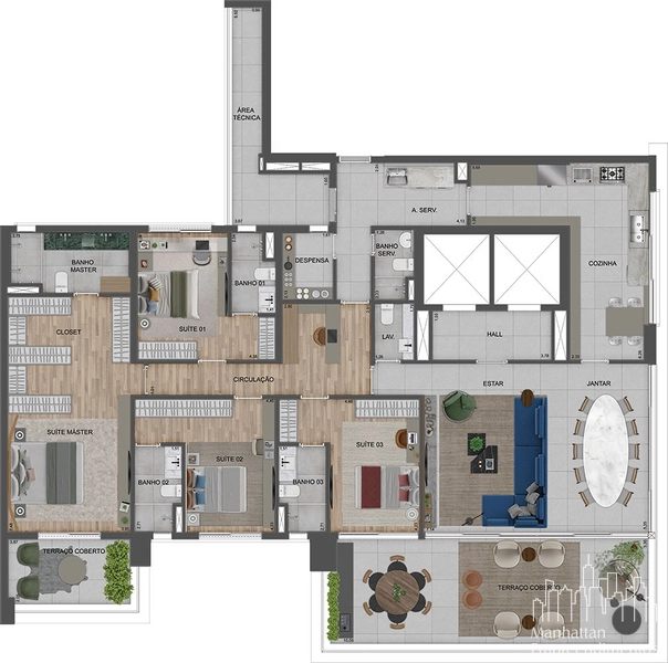 Apartamento 4 dormitórios em Moema: 32ª foto da galeria de imagens do imóvel