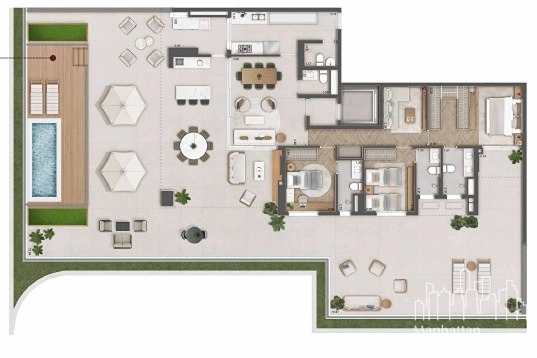 Apartamento 3 dormitórios no Jardins: 20ª foto da galeria de imagens do imóvel
