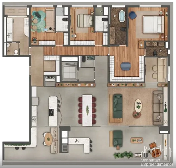 Apartamento 3 dormitórios em Alto de Pinheiros: 25ª foto da galeria de imagens do imóvel