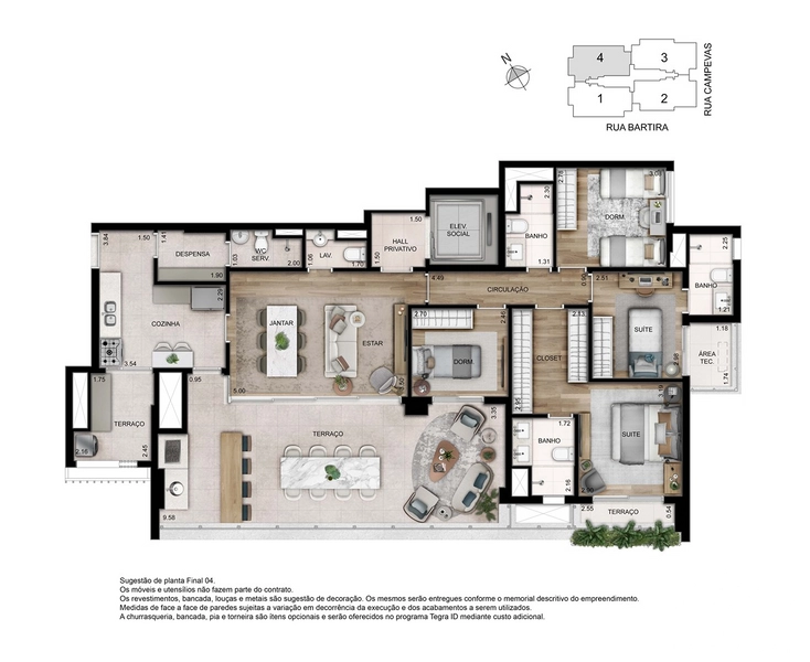Apartamento 4 dormitórios em Perdizes: 26ª foto da galeria de imagens do imóvel