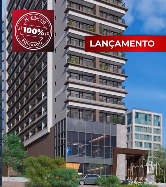 Apartamento 1 dormitórios mobiliado em Moema: 1ª foto da galeria de imagens do imóvel