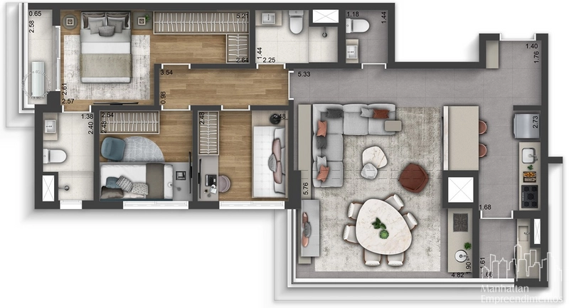 Apartamento 3 dormitórios na Chácara Klabin: 23ª foto da galeria de imagens do imóvel
