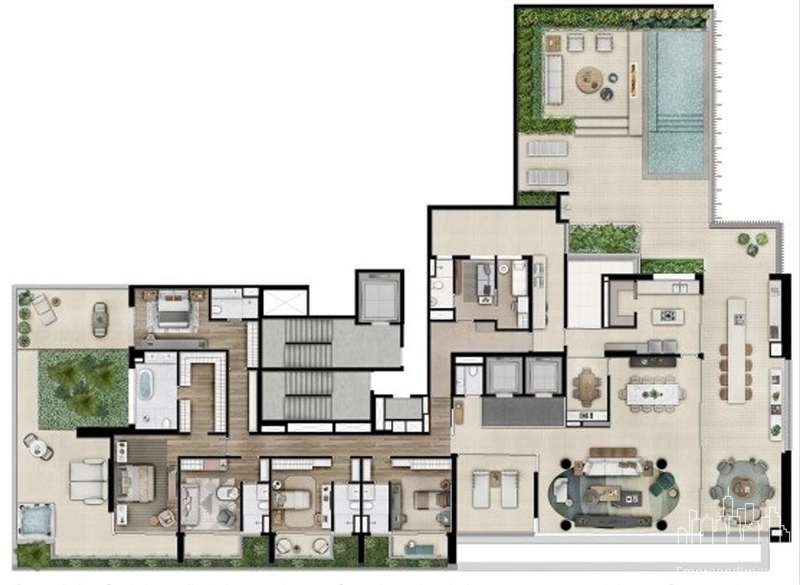 Apartamento 5 dormitórios na Vila Nova Conceição: 31ª foto da galeria de imagens do imóvel
