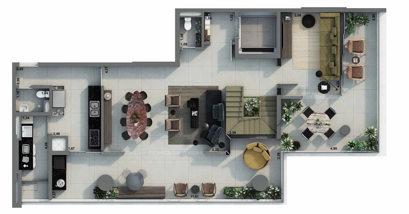 Apartamento 3 dormitórios em Pinheiros: 11ª foto da galeria de imagens do imóvel