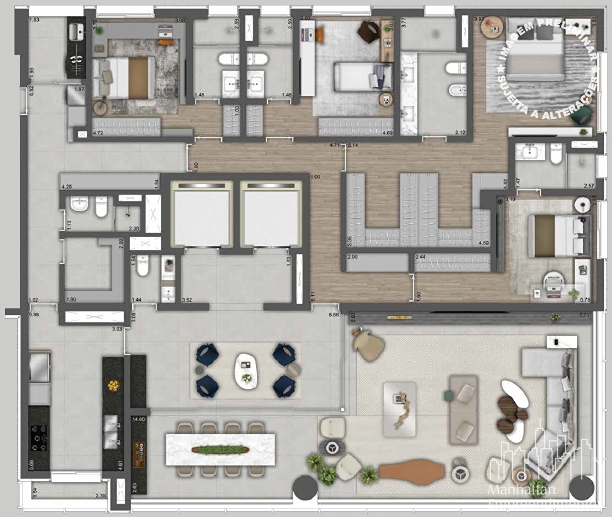 Apartamento 4 dormitórios em Moema: 22ª foto da galeria de imagens do imóvel