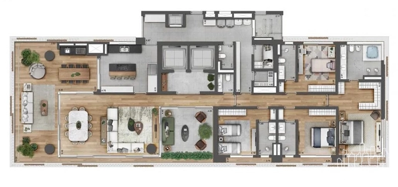 Apartamento 4 dormitórios no Itaim Bibi: 23ª foto da galeria de imagens do imóvel