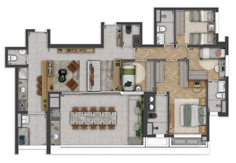 Apartamento 4 dormitórios na Vila Mariana: 20ª foto da galeria de imagens do imóvel